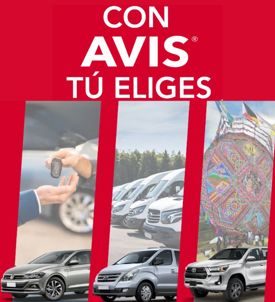 Alquiler de vehículos en Guatemala con Avis 